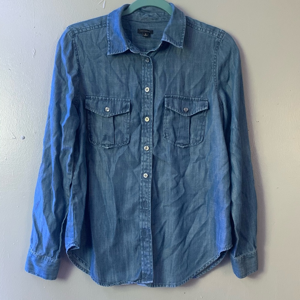 Ann Taylor Denim Shirt